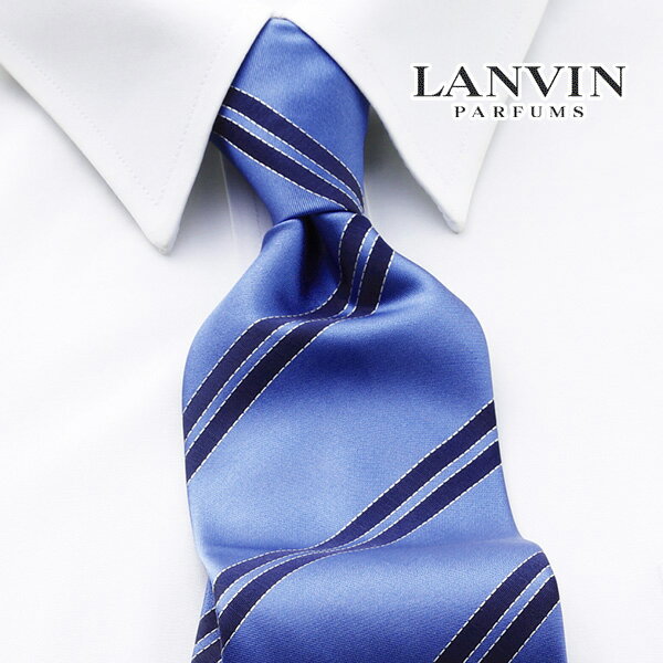 [レビュー特典] ランバン LANVIN ネクタイ LVJ-190[ブランドネクタイ ネクタイブランド 新作 結婚式 就活 新社会人 卒業 入学 入社 昇進祝い お祝い バースデー 成人式 バレンタイン プレゼント][ラッピング無料 土日祝も発送]