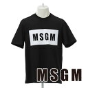  エムエスジーエムMSGM Tシャツ（ブラック）MG-004