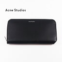 [レビュー特典][土日祝も発送] アクネストゥディオズ【42,000円→31,000円】セール ACNE STUDIOS ラウンドファスナー長財布（小銭入れ付..