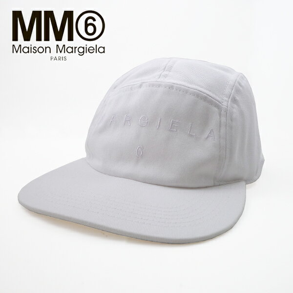 [レビュー特典][土日祝も発送] メゾン・マルジェラ【18,600円→14,600円】Maison Margiela MM6 キャップ（ホワイト）M6-013[ブランド ロゴ 帽子 カジュアル 新作 新生活 お祝い 誕生日 バースデー 贈り物 ギフト 父の日 プレゼント]