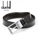 ダンヒル ビジネスベルト メンズ [レビュー特典][土日祝も発送] ダンヒル DUNHILL リバーシブルベルト（ピンタイプ）DH-240[ダンヒルベルト メンズ ブランドベルト 本革 新作 新生活 お祝い 誕生日 バースデー 贈り物 ギフト 父の日 プレゼント][ラッピング無料]