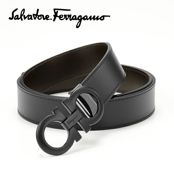 [レビュー特典][土日祝も発送] フェラガモ【45,000円→39,800円】FERRAGAMO リバーシブルベルト（トップタイプ） ガンチーニバックル FG-324[フェラガモベルト メンズ ブランドベルト 新生活 お祝い 誕生日 贈り物 ギフト 父の日 プレゼント][ラッピング無料]