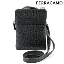 [レビュー特典][土日祝も発送] フェラガモ【84,000円→63,000円】FERRAGAMO ショルダーバッグ ミニバッグ（ブラック）ガンチーニ FG-330[フェラガモバッグ メンズ レディース [新作 新生活 お祝い 誕生日 バースデー 贈り物 ギフト 父の日 プレゼント]