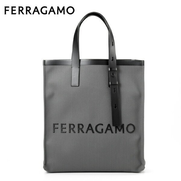 フェラガモ バッグ メンズ [レビュー特典][土日祝も発送] フェラガモ【120,000円→85,000円】FERRAGAMO トートバッグ（ダークグレー）FG-332[フェラガモバッグ カバン 鞄 新作 新生活 お祝い 誕生日 バースデー 贈り物 ギフト 父の日 プレゼント]