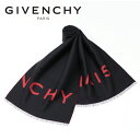 ※ギフト対応について詳細はこちら。 SPEC ■ブランド：GIVENCHY(ジバンシー) ■カテゴリ：マフラー・ストール ■素材：ウール82％ バージンウール9％ シルク9％ ■サイズ：幅約35cm×長さ約180cm ■カラー：ブラック×レッド ■メーカー品番：GV3518 J4180 ブラックベースにレッドのブランドロゴが印象的なマフラー。 シンプルなマフラーはオンオフ問わずにお使いいただけます。 ※寸法はスタッフの手作業による採寸(実寸)ですので、裁断の具合により実際の商品と多少の差異がございます。 またサンプルとして1サイズ1点で採寸しておりますので同じサイズでも若干ばらつきがある場合があります。 予めご了承下さい。 ※こちらの商品はブランド専用ケースが付属しておりません。 ※ラッピングをご注文の場合は黒無地ケースにお入れして、その上からラッピングさせていただきます。（ラッピングをご注文いただいていない場合はケースは付属しませんのでご注意ください。）