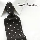 [レビュー特典][土日祝も発送] ポールスミス PAUL SMITH ネクタイ PSJ-601 ブラック 水玉 シルク[ブランドネクタイ メンズ おしゃれ 新作 結婚式 新社会人 新生活 卒業 入社 昇進 お祝い バースデー 贈り物 ギフト 父の日 プレゼント][ラッピング無料]