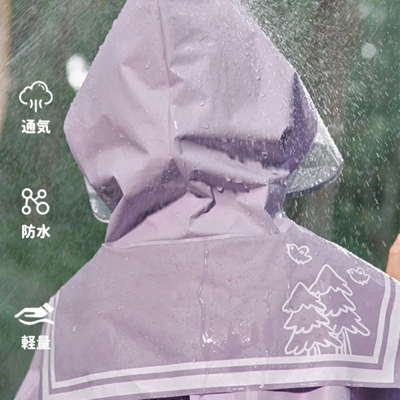 [ペガサスウィングス]自転車レインコートポンチョレインポンチョ型大きいツバ厚手生地雨具男女兼用フリーサイズ(ピンク-ミラーカバーなし)