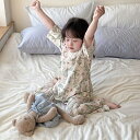 【送料無料】キッズパジャマ 子供パジャマ ルームウェア 女の子パジャマ 長袖パジャマ 綿 女の子 可愛い 花柄 フリル襟 上下セット 部屋着 ルームウェア 人気