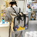 レディース 2色 痛バッグ 2WAY リュック&ショルダー トートバッグ アヒルちゃん付 リュックサック 見せバッグ 痛バ スクエア 痛リュック ぬい デコ 推し活