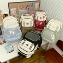 痛バッグ レディース リュック A4 痛バ 大容量 缶バッチ クリアバッグ おしゃれ カジュアル 痛バック
