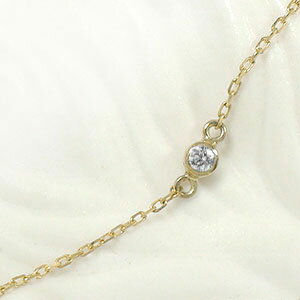 【10%OFFクーポン】ダイヤモンド ブレスレット k10ホワイトゴールドk10WGチェーン 一粒 ダイヤモンド レディース ユニセックス 誕生日 記念日4月 ...