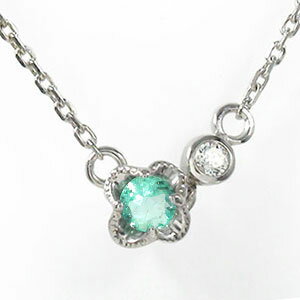 ブレスレットエメラルドプラチナカラ...