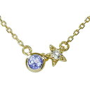 ネックレス 12月 誕生石 10金 タンザナイト 満月 流れ星 カラーストーン プチペンダント送料無料 プレゼント 花以外 彼女 妻 贈り物 2025