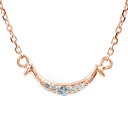 ネックレス アクアマリン 18金 プチペンダント 3月 誕生石 スマイル 笑顔 カラーストーン プレゼント 花以外 彼女 妻 贈り物 2025