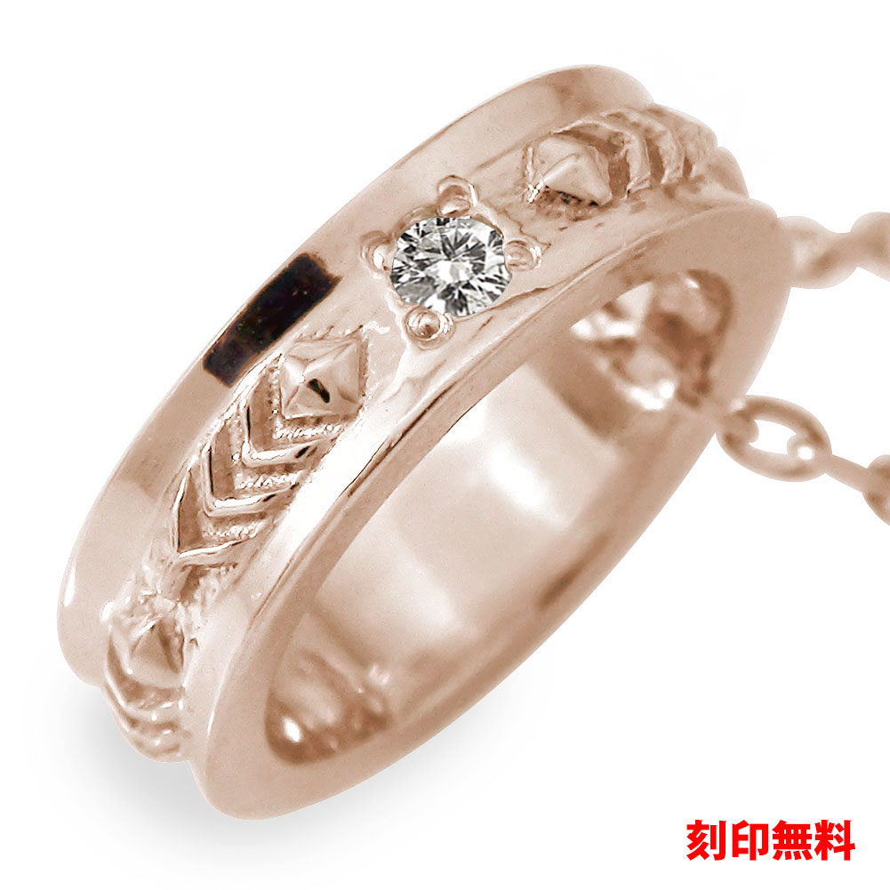 【20%OFFクーポン】ネックレス ベビーリング ダイヤモンド インディアン フェザー 羽 ネイティブ 18金 ダイヤモンド カラーストーン ペンダント4月 誕...