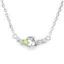 ネックレス プラチナ ペリドット 8月 誕生石 月 流星 カラーストーン ペンダント送料無料 プレゼント 花以外 彼女 妻 贈り物 2025