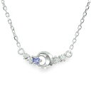 ネックレス プラチナ タンザナイト 12月 誕生石 月 流星 カラーストーン ペンダント送料無料 プレゼント 花以外 彼女 妻 贈り物 2025