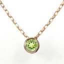K10 ネックレス ペリドット 一粒 天然石 10金 10k 8月 誕生石 ペンダント レディース WG YG PG ユニセックス プレゼント 誕生日 記念日 プレゼント ゴールド GOLD シンプル つけっぱなし 使いやすい 花以外 彼女 妻 贈り物 2025 送料無料