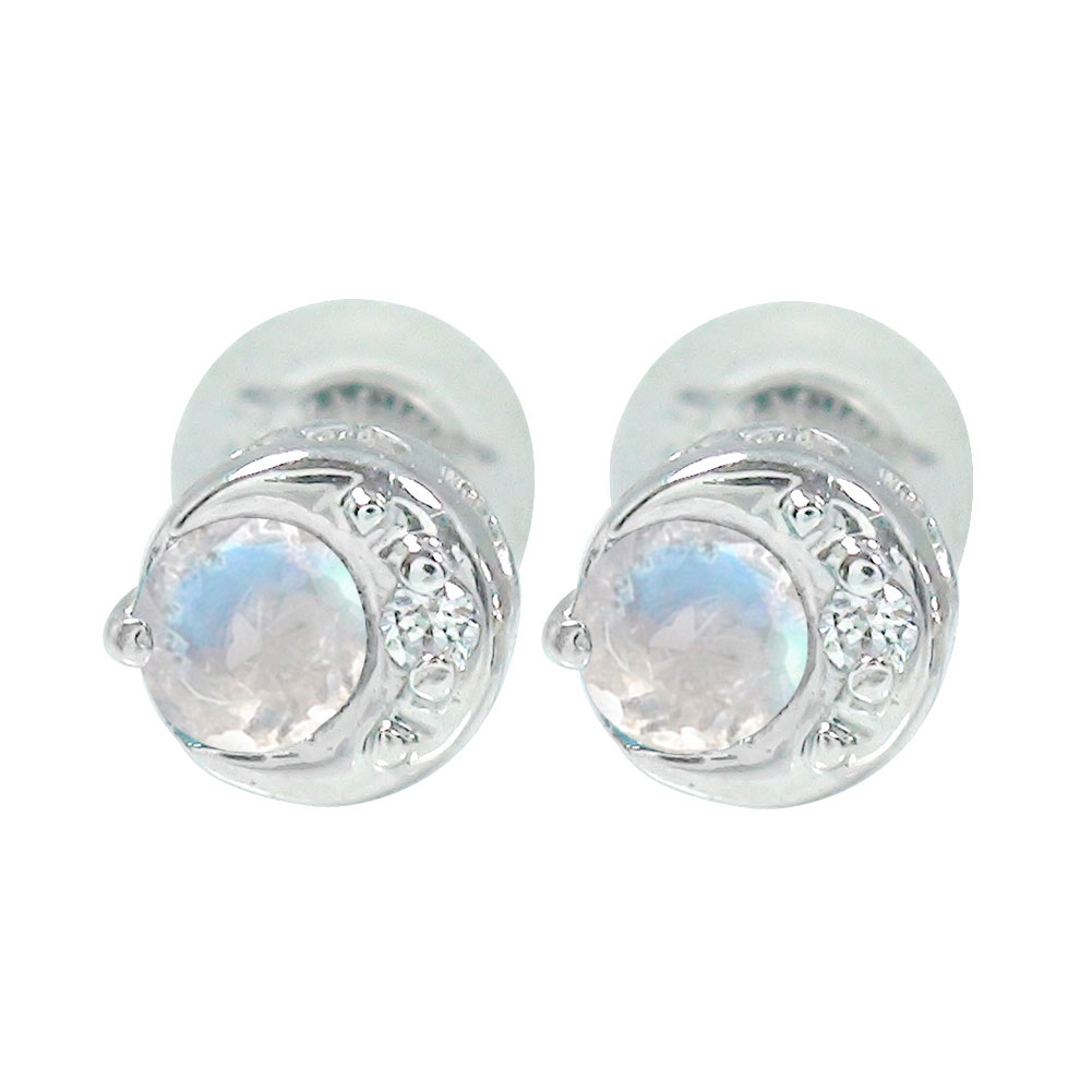 【20%OFFクーポン】ピアス プラチナ レディース ブルームーンストーン 月 pt900 太陽 地球 6月 誕生石 クリスマス プレゼント Xmas 花以外 ...