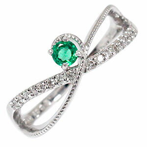 Emerald - リング 流れ星 エメラルド 18金 ルメート ピンキー 指輪 ダイヤモンド 5月 誕生石 送料無料 母の日 花以外 彼女 妻 贈り物 2026