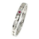 リング 7月 誕生石 母の日 プレゼント 送料無料 ピンキーリング エタニティーリング クロス プラチナ900 ルビー 結婚指輪 メンズ マリッジリング 202...