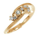 リング ピンキーリング 18金 ダイヤモンド 北斗七星 グラン・シャリオ ミル 結婚指輪 婚約指輪 エンゲージリング 星座 誕生石 プレゼント 花以外 彼女 妻 贈り物 2025 送料無料