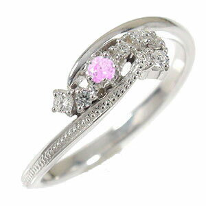 【20%OFFクーポン】リング ピンクサファイア プラチナ グラン・シャリオ ミル 指輪 星座 9月 誕生石 ピンキー 北斗七星送料無料 クリスマス プレゼント Xmas 花以外 彼女 妻 贈り物 2025