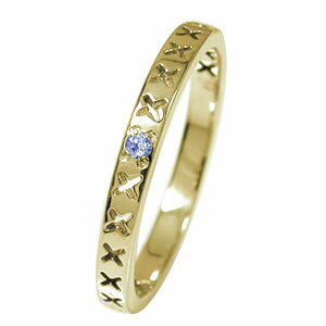 【20%OFFクーポン】リング キス kiss ×××10金 ピンキーリング 12月 誕生石 一粒石 エタニティ 指輪 タンザナイト送料無料 クリスマス プレゼ...