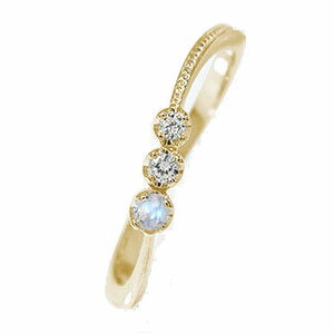 リング 彗星 6月 誕生石 ピンキーリング 10金 ブルームーンストーン ダイヤモンド コメット 指輪送料無料 クリスマス プレゼント Xmas 花以外 彼女 妻 贈り物 2025