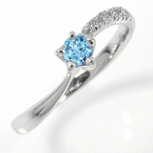 リングピンキーリング10金流れ星ダ...