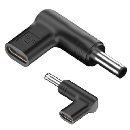 楽天アルメリアセカンドストア全22種 fine-R USB-C 入力 DC 5.5×2.1mm 出力 19.5V 5A 100W 対応 主に 東芝 Acer Compaq HP ノートパソコン PD 充電 変換アダプター プラグ 高速充電 （PL保険加入品） （05-5521）