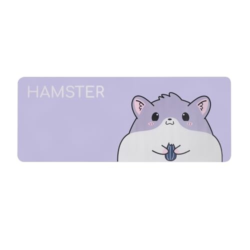 大型デスクマット デスクパッド 可愛い動物のハムスターのパターン キャラクターアニメマウスマット 特..