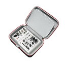 収納ケース 互換品 ヤマハ YAMAHA ウェブキャスティングミキサー オーディオインターフェース対応 AG03/AG03MK2/AG06mk2/AG06対応機種 (ブラック)