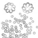 (Arti-Cipes)花座 座金 約190個 ビーズキャップ つまみ細工 蕾 つぼみ パール金具 フラワー イヤリング アクセサリー パーツ 手芸 クラフト ...