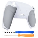 ps5BDM-010&BDM-020&BDM-030&BDM-040&BDM-050コントローラーに対応用の再設計されたパフォーマンスラバーグリップ白い背面シェ...