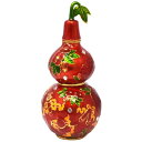 風水 レッド アバンス ウー・ルー 像 ハーモニー&バランス 平和 ホーム オフィス 合金 装飾 ひょうたん 新年 誕生日 ギフト