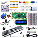 GeeekPi Raspberry Pi Picoベーシックスターターキット、プログラミングと電子作業のためのワンストップ学習のマニュアル、Raspberry Pi Pico初心者およびソフトウェアエンジニアのワークキット