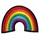 ゲイプライドレズビアンレインボーフラグレトロラブLGBT刺繍入りアイロン貼り付け/縫い付けワッペン