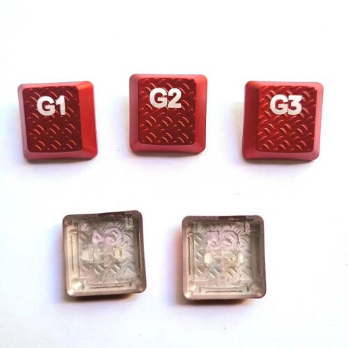 バックライト付きキーキャップ G1 G2 G3 G4 G5 キー交換用 Logitech G813/G815/G913/G915 TKL RGB メカ..