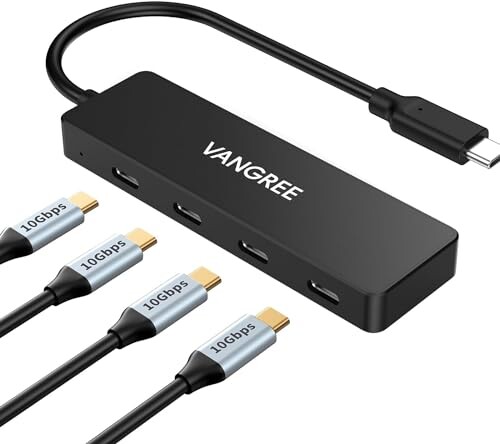 USB ハブ 10Gbps USB C to USB C ハブ 4-in-1マルチポート変換アダプタ 高速データ転送USB Cスプリッター ドングル付き MacBook Pro/Air,iMac,Surface Pro,Chromebook,Dell,HP,iPad,Samsungなどに対応