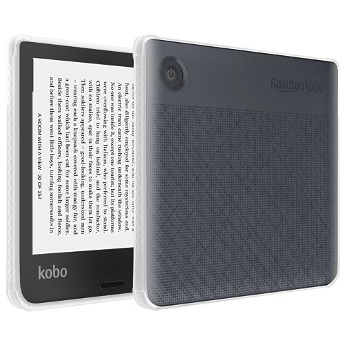 「黄ばみ防止」TUDIA SKN Kobo Libra 2 ケース 7 インチ電子書籍リーダー カバー (2021年発売)、(強化コーナー) 耐衝撃スリム黄ばみ防..