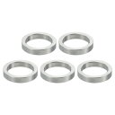 PATIKIL M12ステンレススペーサー 5個セット メタルスペーサー ステンレススチール 12.2mm内径×16mm外径×3 mm長さ 1/2