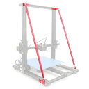Befenybayアップグレードサポートロッドセットfor CrealityCR-10 300 3Dプリンター(550mm)