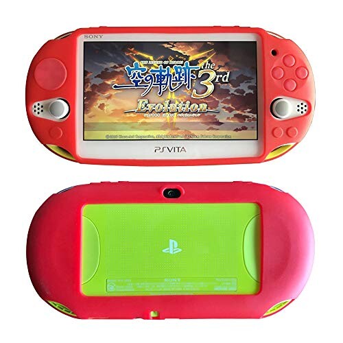 RDFJ PSVita PCH-2000用 プロテクト ケース シリコンフルー保護カバー プロテクトフレーム ボタン保護 for PSV2000 RDFJ PSVita PCH-2000用 プロテクト ケース シリコンフルー保護カバー プロテクトフレーム ボタン保護 for PSV2000