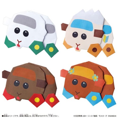 パピるんず クラフトフレンズ パピるんず PUI PUI モルカー シロモ＆アビー＆テディ＆チョコ