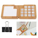 Doyime 油絵パレット 水彩パレット 絵の具パレット 絵皿 パレット 小さい 15ウェル マグネット蓋 木製 顔料用容器 持ち運び簡単 旅行 絵画 専門業者...