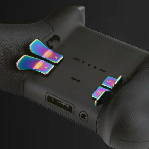 eXtremeRate Xbox Elite 1/2コントローラーに対応用Swiftパドル、Xbox One Elite対応＆Eliteシリーズ2コントローラー対応用の6 in 1交換用背面パドル