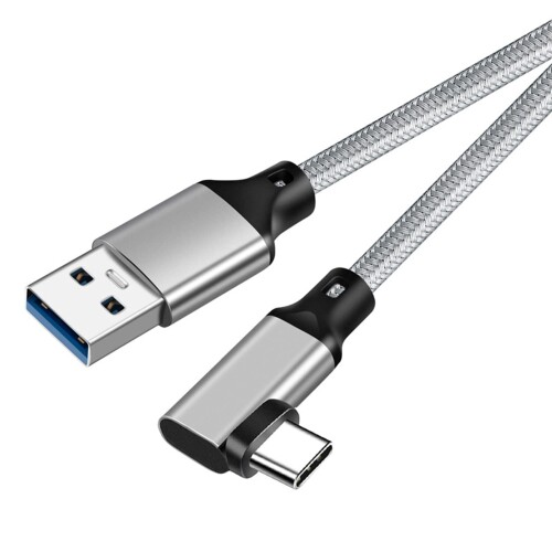 USB-C & USB-A 3.1(Gen2) P[u L 1m (10Gbpsf[^]) LpoieJun PD/QC 60W [d USB A to USB CP[u Xperia/Galaxy/LG/Galaxy/iPhone 15/MacBook̑USB-C@Ή (O[)