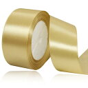 40mm ゴールド リボーン22 Mロングリボンプレゼントラッピングリボーン結婚飾り花束リボン誕生日パーティー手芸制作