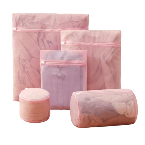 (Senteria)洗濯ネット ランドリーネットバッグ (30cmx40cm 40cmx50cm 50cmx60cm 22cmx35cm 15cmx17cm 5...